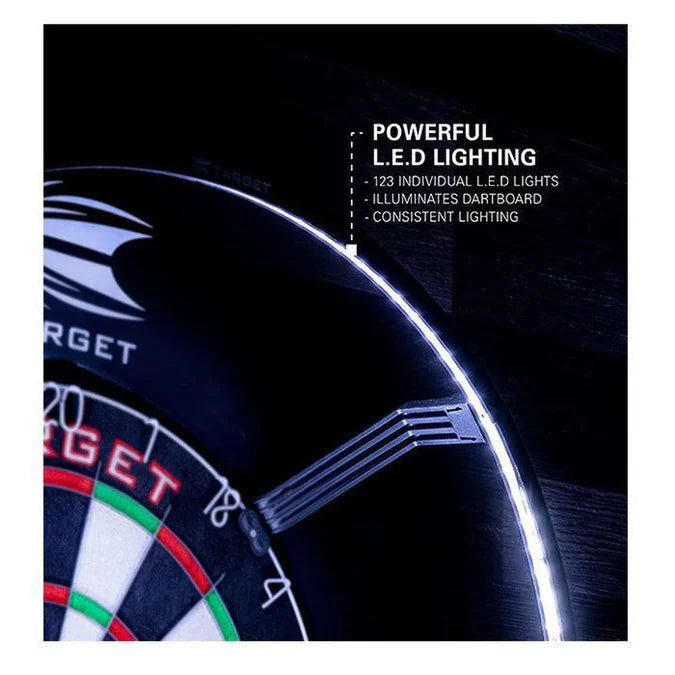 Target Tor Board, Corona Light & Vale Surround Bundle-15-Premier Darts