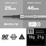Target Darts Crux 11 90% Tungsten Soft Tip Darts