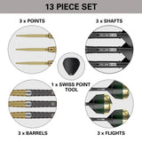 Target Darts Cult Envy 01 90% Tungsten Steel Tip Darts