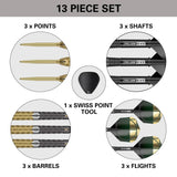 Target Darts Cult Envy 02 90% Tungsten Steel Tip Darts