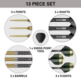 Target Darts Cult Envy 03 90% Tungsten Steel Tip Darts