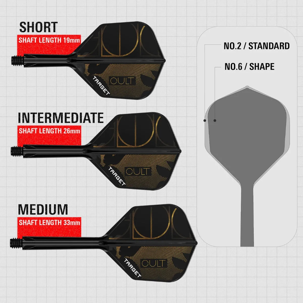 Target Darts Cult K-Flex Flight System No2