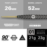 Target Darts Cult SP01 90% Tungsten Steel Tip Darts