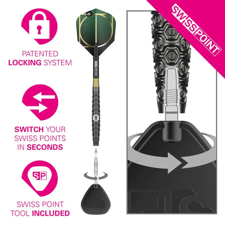 Target Darts Cult SP01 90% Tungsten Steel Tip Darts