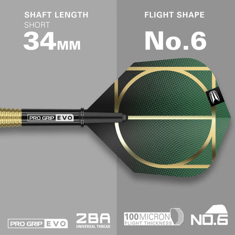 Target Darts Cult SP02 90% Tungsten Steel Tip Darts