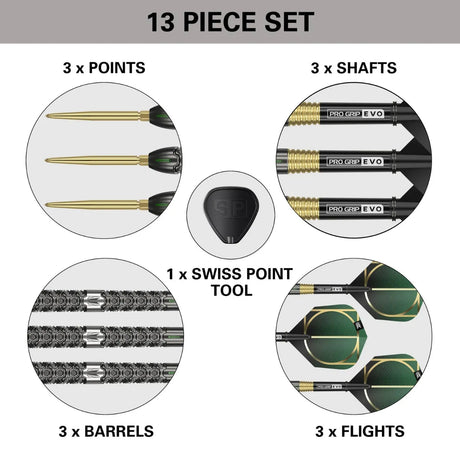 Target Darts Cult SP02 90% Tungsten Steel Tip Darts