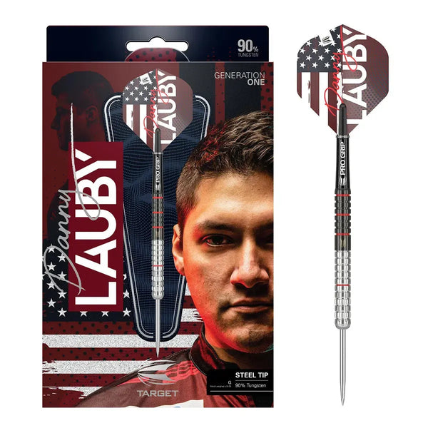 Target Darts Danny Lauby Gen 1 90% Tungsten Steel Tip Darts-1-22 GRAM-Premier Darts