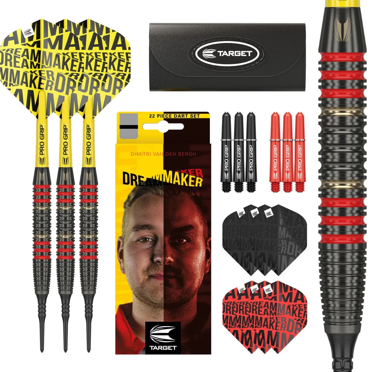 Target Darts Dimitri Van Den Bergh Brass Steel Tip Darts