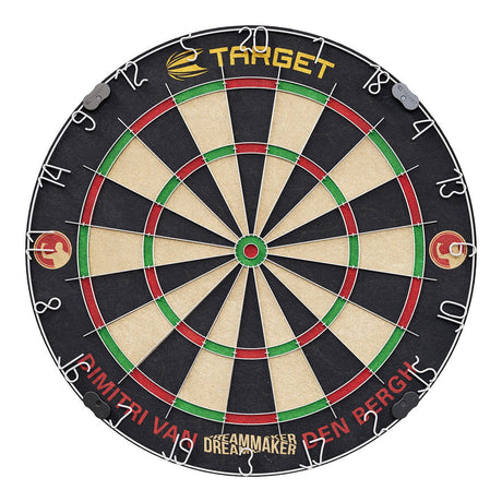 Target Darts Dimitri Van Den Bergh Cabinet & Board Set