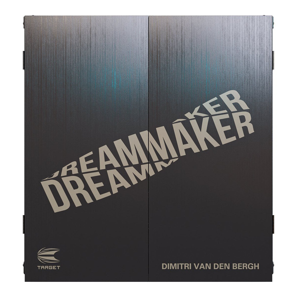 Target Darts Dimitri Van Den Bergh Cabinet & Board Set