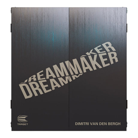 Target Darts Dimitri Van Den Bergh Cabinet & Board Set