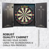 Target Darts Dimitri Van Den Bergh Cabinet & Board Set