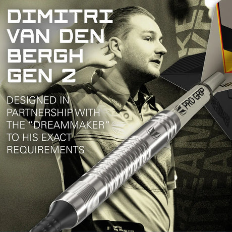 Target Darts Dimitri Van Den Bergh Gen 2 90% Tungsten Soft Tip Darts