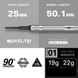 Target Darts Dimitri Van Den Bergh Gen 2 90% Tungsten Soft Tip Darts