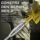 Target Darts Dimitri Van Den Bergh Gen 2 90% Tungsten Steel Tip Darts
