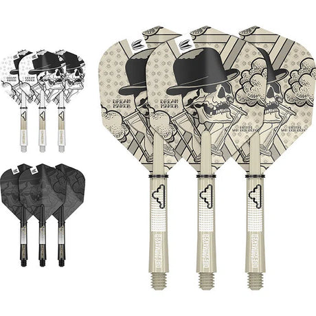 Target Darts Dimitri Van Den Bergh Ink Flight & Shaft Kit