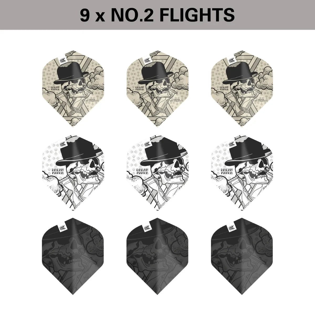 Target Darts Dimitri Van Den Bergh Ink No2 Flights x3 Sets