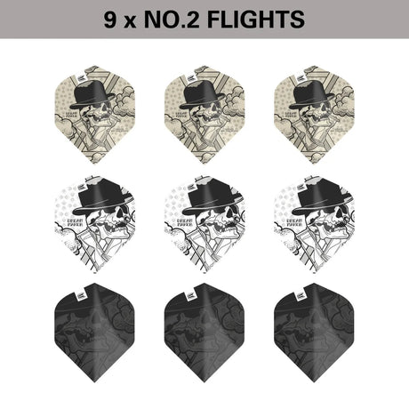 Target Darts Dimitri Van Den Bergh Ink No2 Flights x3 Sets