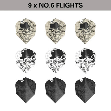 Target Darts Dimitri Van Den Bergh Ink No6 Flights x3 Sets