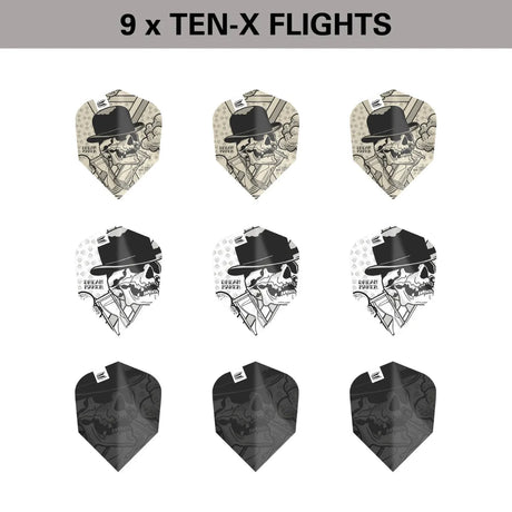 Target Darts Dimitri Van Den Bergh Ink TENX Flights x3 Sets