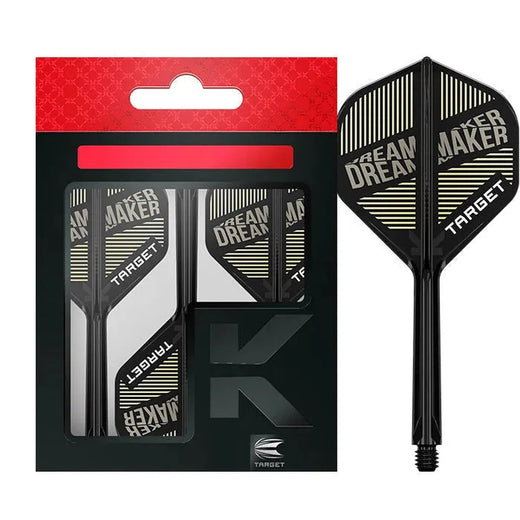 Target Darts Dimitri Van Den Bergh K-Flex Flight System No2-1-Short-Premier Darts