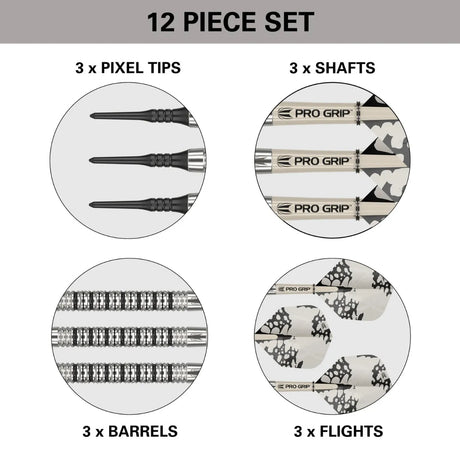 Target Darts Exo 10 90% Tungsten Soft Tip Darts