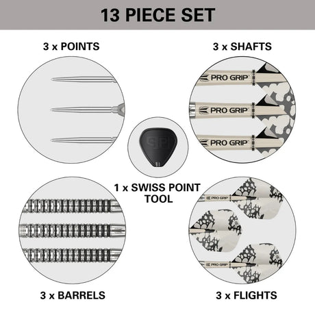 Target Darts Exo SP01 90% Tungsten Steel Tip Darts