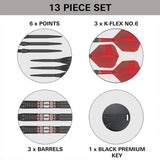 Target Darts Gabriel Clemens 95K 95% Tungsten Steel Tip Darts