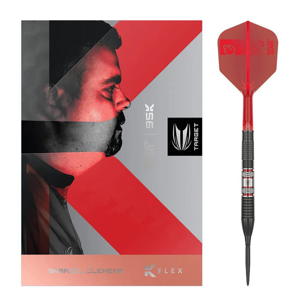 Target Darts Gabriel Clemens 95K 95% Tungsten Steel Tip Darts-1-21 GRAM-Premier Darts
