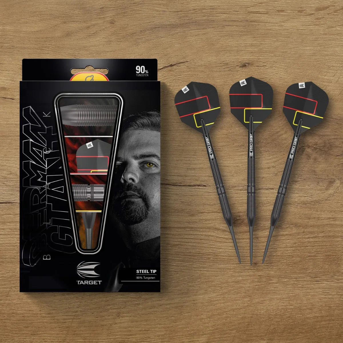 Target Darts Gabriel Clemens Black 90% Tungsten Steel Tip Darts
