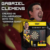 Target Darts Gabriel Clemens Cabinet & Board Set