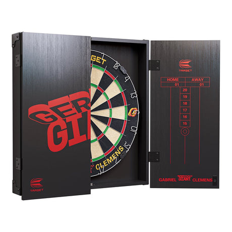 Target Darts Gabriel Clemens Cabinet & Board Set