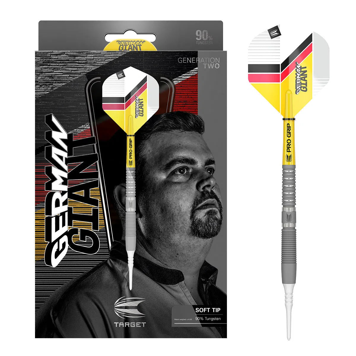 Target Darts Gabriel Clemens Gen 2 90% Tungsten Soft Tip Darts