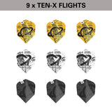 Target Darts Gabriel Clemens Ink TENX Flights x3 Sets