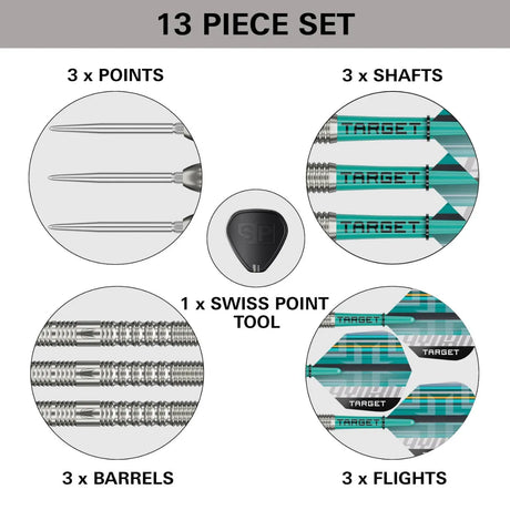 Target Darts Hydro 01 SP 90% Tungsten Steel Tip Darts