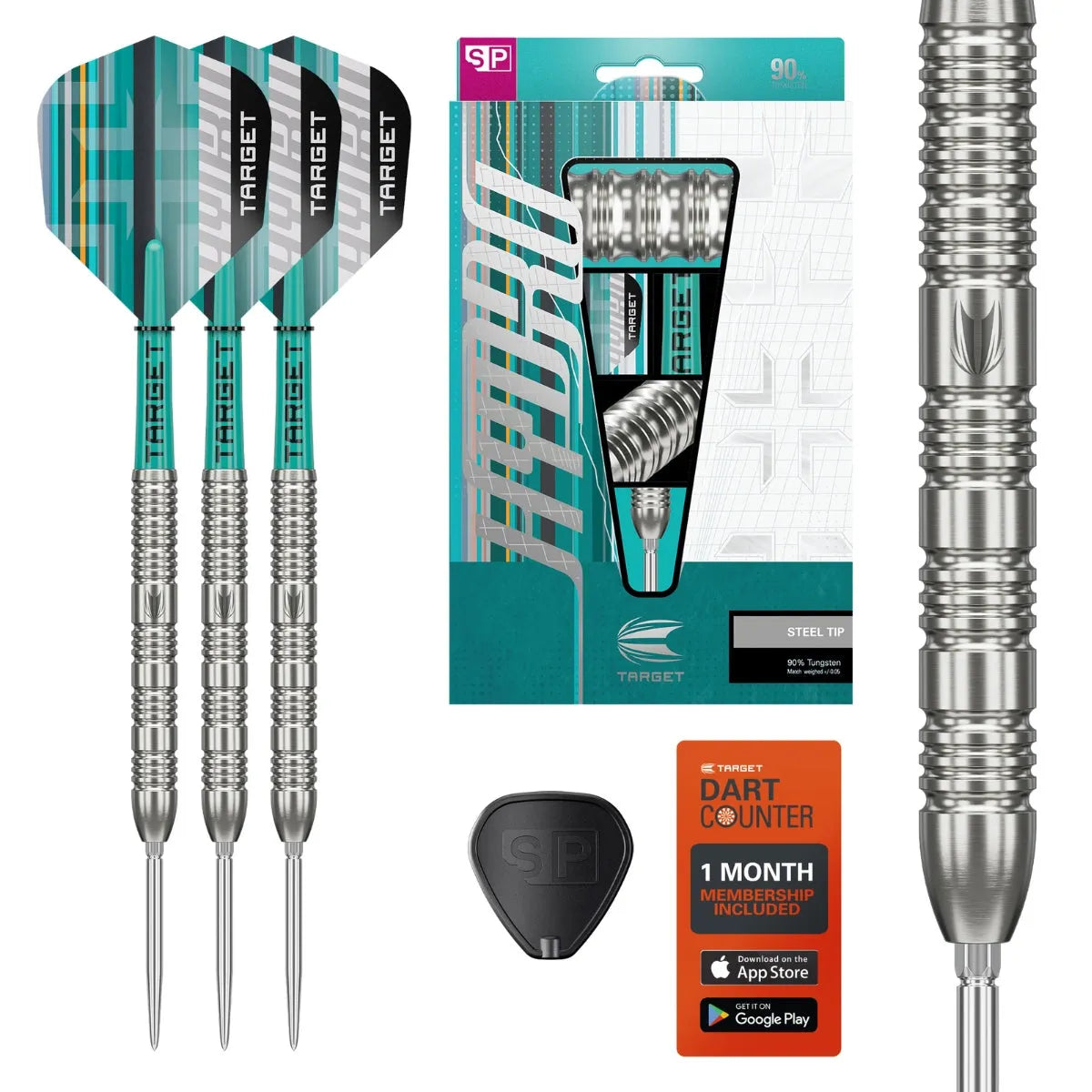 Target Darts Hydro 02 SP 90% Tungsten Steel Tip Darts