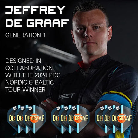 Target Darts Jeffrey De Graaf G1 Pro Ultra No2 Dart Flights x3 Sets