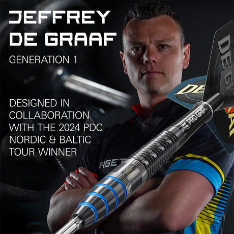 Target Darts Jeffrey De Graaf SP 90% Tungsten Steel Tip Darts