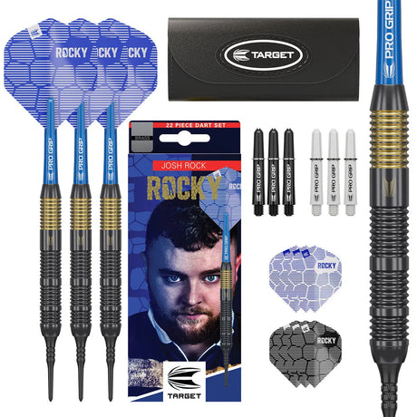 Target Darts Josh Rock Brass Soft Tip Darts