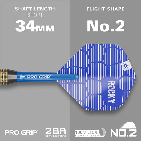 Target Darts Josh Rock Brass Soft Tip Darts