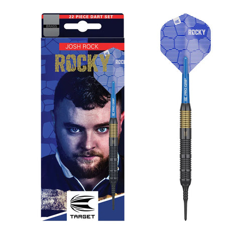 Target Darts Josh Rock Brass Soft Tip Darts
