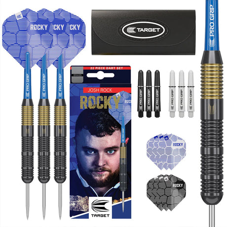 Target Darts Josh Rock Brass Steel Tip Darts
