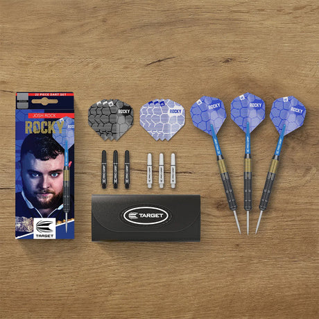 Target Darts Josh Rock Brass Steel Tip Darts