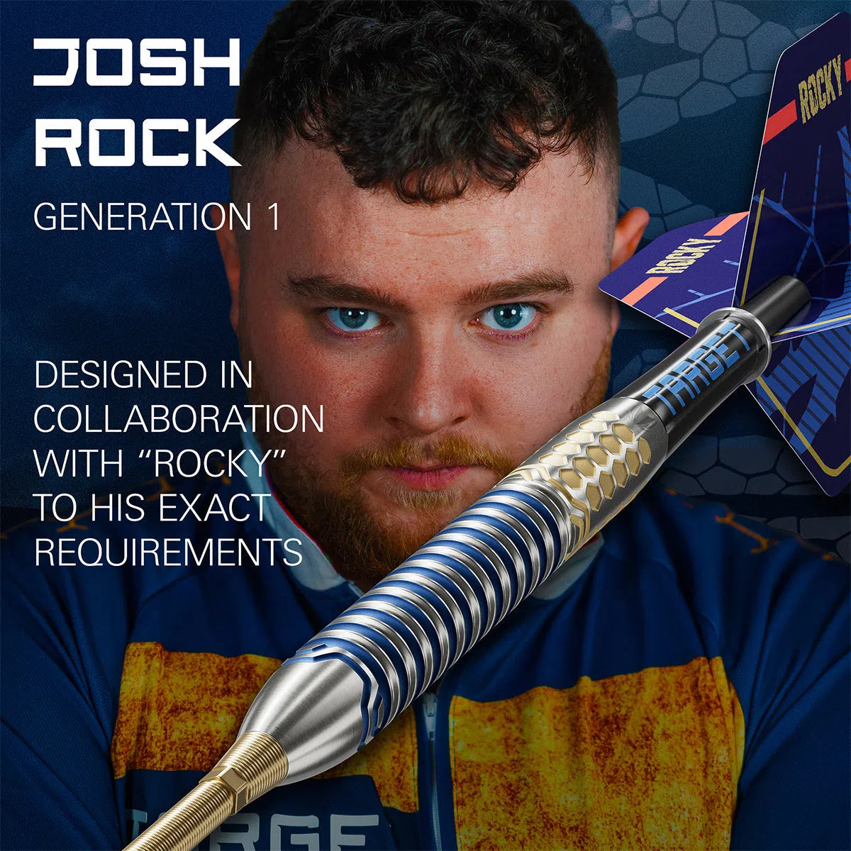 Target Darts Josh Rock Gen 1 SP 90% Tungsten Steel Tip Darts