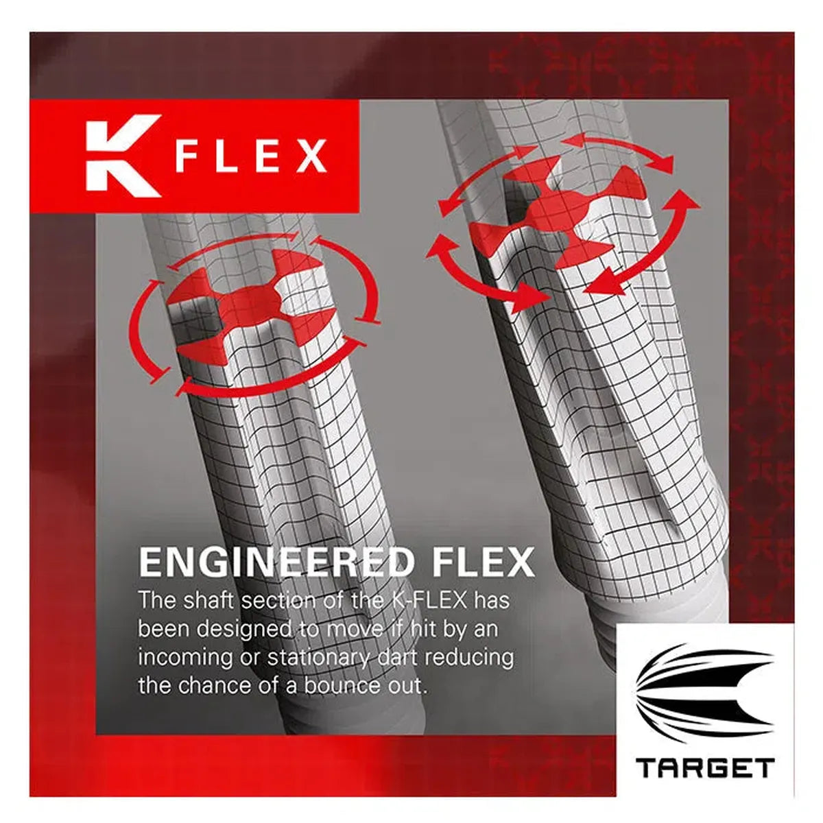 Target Darts K-Flex Flight System No2 - Blue