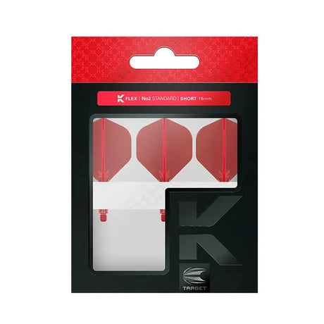 Target Darts K-Flex Flight System No2 - Red