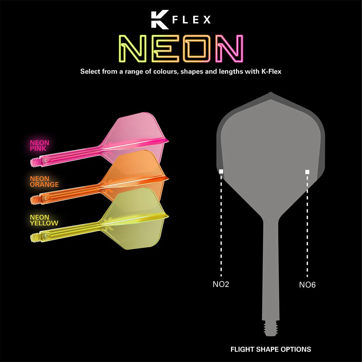 Target Darts K-Flex Flight System No6