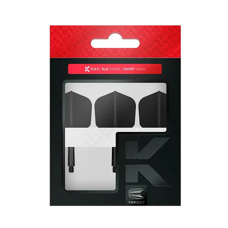 Target Darts K-Flex Flight System No6 - Black
