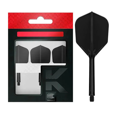 Target Darts K-Flex Flight System No6 - Black