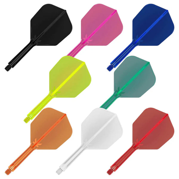 Target Darts K-Flex Flight System No6-1-Black-Short-Premier Darts